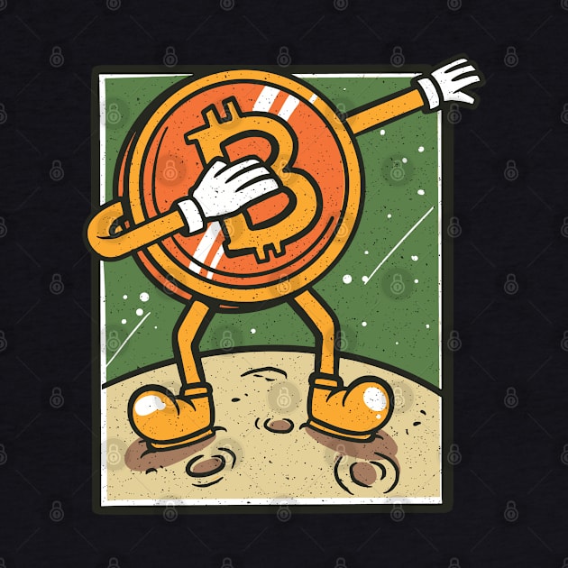 Dabbing BTC Bitcoin Crypto by BitcoinSweatshirts